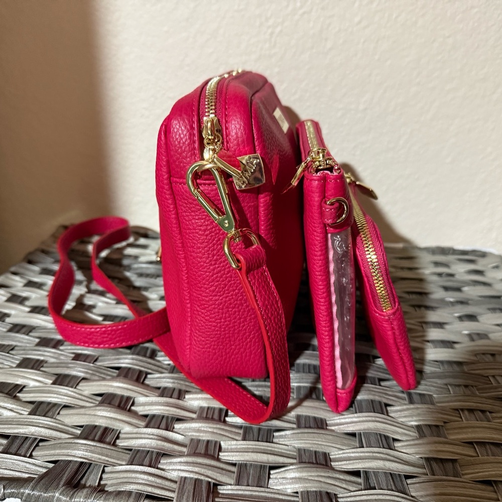 NWOT Lymia Trifecta Pink Crossbody Bag Set